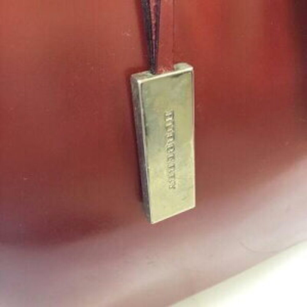 Burberry Shoulder Bag Red - Picture 7 of 15